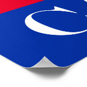 Vlag van Cambodja Poster (Hoek)