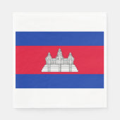 Vlag van Cambodja Servet (Voorkant)
