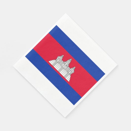 Vlag van Cambodja Servet (Hoek)