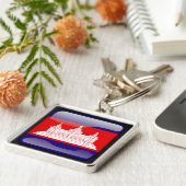 Vlag van Cambodja Sleutelhanger (Zijkant)