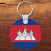 Vlag van Cambodja Sleutelhanger (Voorkant)