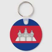 Vlag van Cambodja Sleutelhanger (Achterkant)