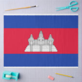 Vlag van Cambodja Tissuepapier (Craft)