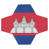 Vlag van Cambodja Voetbal (Enkel)