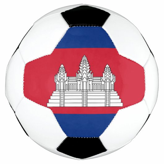 Vlag van Cambodja Voetbal (Voorkant)
