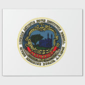 Vlag van Cambridge (Massachusetts) Cadeaupapier (Vlak)