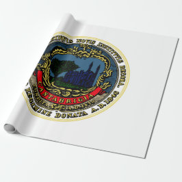 Vlag van Cambridge (Massachusetts) Cadeaupapier