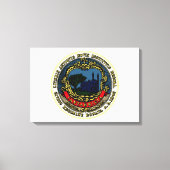 Vlag van Cambridge (Massachusetts) Canvas Afdruk (Voorkant)