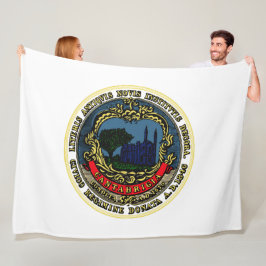 Vlag van Cambridge (Massachusetts) Fleece Deken