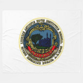 Vlag van Cambridge (Massachusetts) Fleece Deken (Voorkant (Horizontaal))