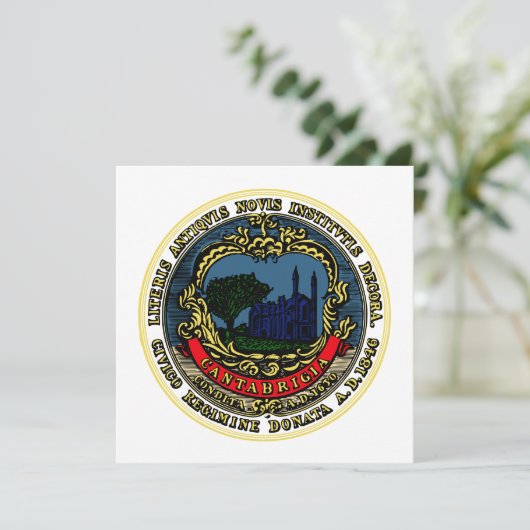 Vlag van Cambridge (Massachusetts) Kaart (Staand voorkant)