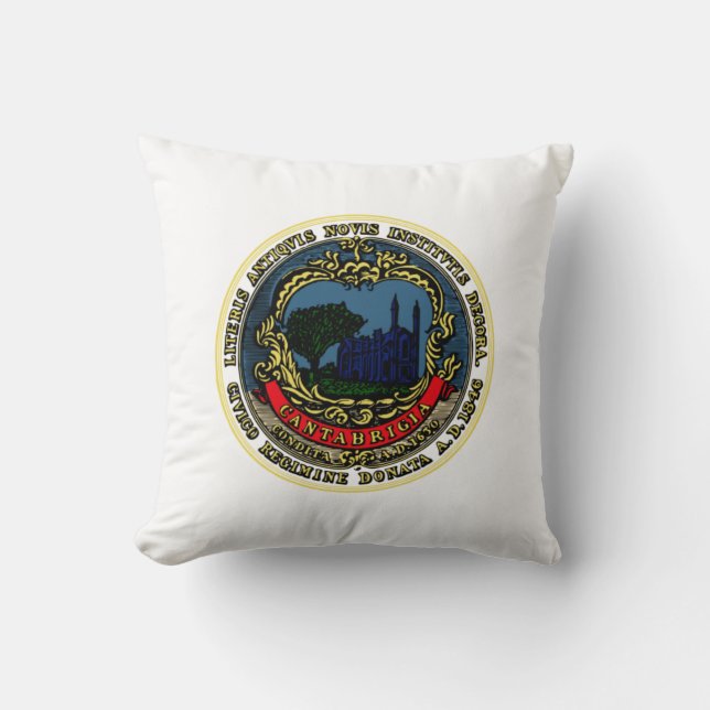 Vlag van Cambridge (Massachusetts) Kussen (Voorkant)