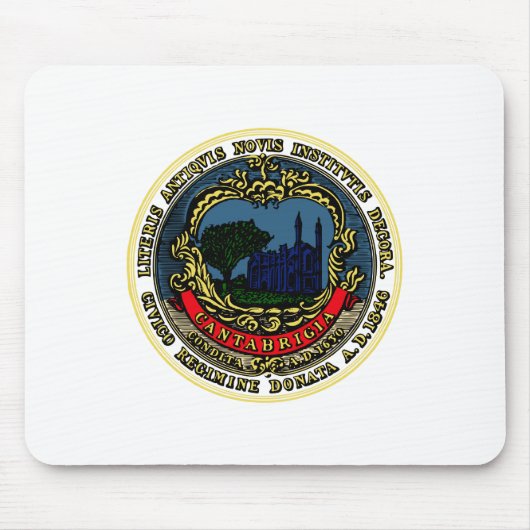 Vlag van Cambridge (Massachusetts) Muismat (Voorkant)