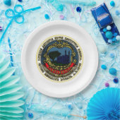 Vlag van Cambridge (Massachusetts) Papieren Bordje (Feest)