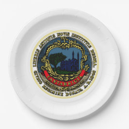 Vlag van Cambridge (Massachusetts) Papieren Bordje