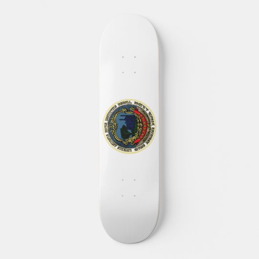 Vlag van Cambridge (Massachusetts) Persoonlijk Skateboard (Voorkant)