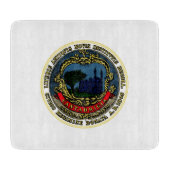 Vlag van Cambridge (Massachusetts) Snijplank (Voorkant)