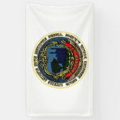 Vlag van Cambridge (Massachusetts) Spandoek (Verticaal)