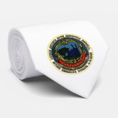 Vlag van Cambridge (Massachusetts) Stropdas (Opgerold)