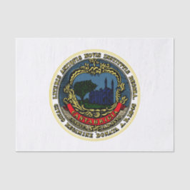 Vlag van Cambridge (Massachusetts) Tissuepapier