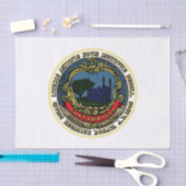 Vlag van Cambridge (Massachusetts) Tissuepapier (Craft)