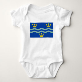 Vlag van Cambridgeshire (Britse graafschap) Baby B Romper