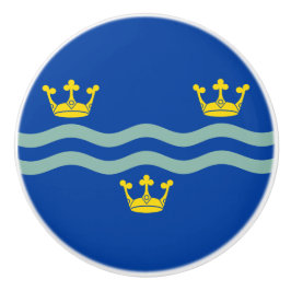 Vlag van Cambridgeshire (Britse graafschap) Kerami Keramische Knop