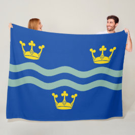 Vlag van Cambridgeshire (County of England, Vereni Fleece Deken