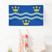 Vlag van Cambridgeshire (County of England, Vereni Spandoek (Insitu)