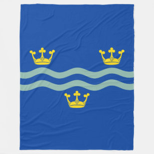 Vlag van Cambridgeshire Fleece Blanket