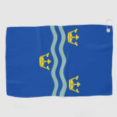 Vlag van Cambridgeshire Golfhanddoek (Horizontaal)