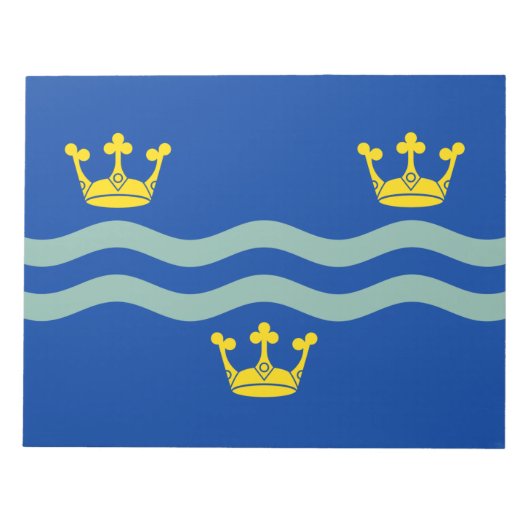 Vlag van Cambridgeshire (Graafschap in het Verenig Notitieblok (Voorkant)