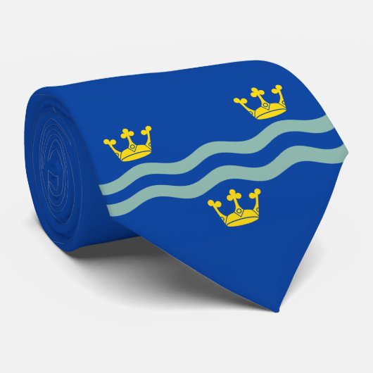 Vlag van Cambridgeshire (Graafschap van Engeland,  Stropdas (Opgerold)