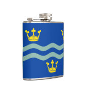Vlag van Cambridgeshire Hip Flask Heupfles (Rechts)
