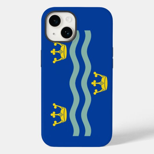 Vlag van Cambridgeshire Hoesje-Mate iPhone Case (Achterkant)
