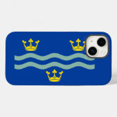Vlag van Cambridgeshire Hoesje-Mate iPhone Case (Achterkant (horizontaal))