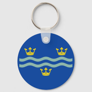 Vlag van Cambridgeshire Sleutelhanger