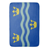 Vlag van Cambridgeshire (VK) Bath Mat (Voorkant Verticaal)