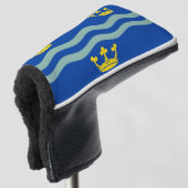 Vlag van Cambridgeshireaper Golfheadcover (3/4 voorkant)