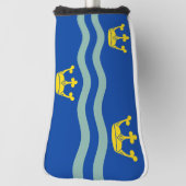 Vlag van Cambridgeshireaper Golfheadcover (Draai 90)