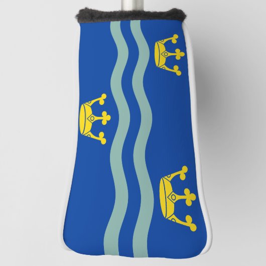 Vlag van Cambridgeshireaper Golfheadcover (Draai 90)