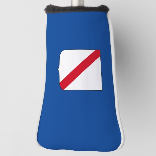 Vlag van Campanië (Italië) Golfheadcover (Draai 90)