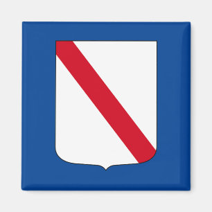Vlag van Campanië (Italië) Magneet
