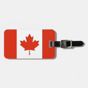 Vlag van Canada Bagagelabel