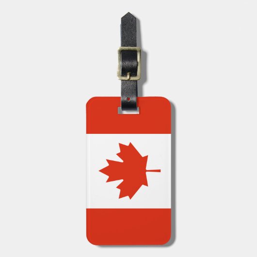 Vlag van Canada Bagagelabel (Voorkant verticaal)