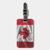 Vlag van Canada Bagagelabel (Voorkant verticaal)
