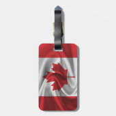 Vlag van Canada Bagagelabel (Achterkant verticaal)