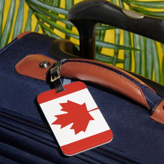 Vlag van Canada Bagagelabel (Voorkant Insitu 1)