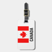 VLAG VAN CANADA BAGAGELABEL (Voorkant verticaal)