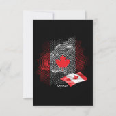 Vlag van Canada Bedankkaart (Voorkant)